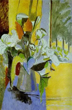 ベランダの花の花束 191213 抽象フォービズム アンリ・マティス Oil Paintings